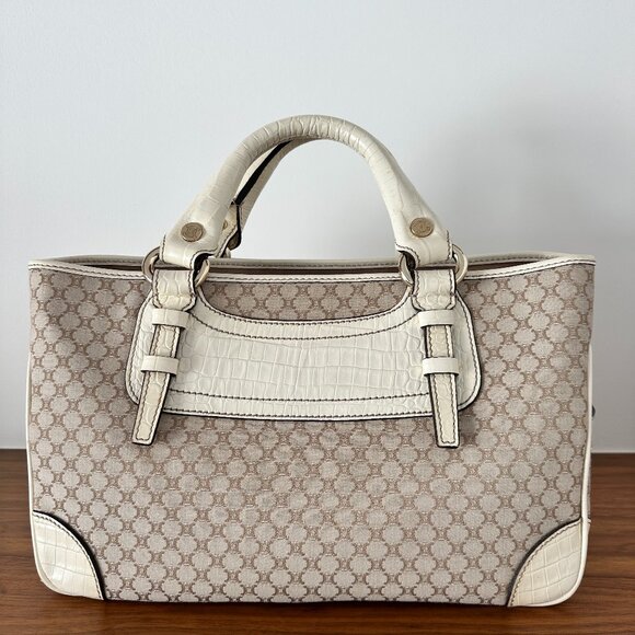 VINTAGE Celine Boogie Bag in Macadam - Picture 1 of 11